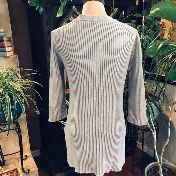 Michael Kors Ribbed laced up knit sweater - Picture 8 of 8